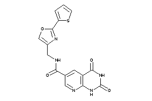 2,4-diketo-N-[[2-(2-thienyl)oxazol-4-yl]methyl]-1H-pyrido[2,3-d]pyrimidine-6-carboxamide