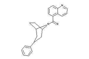 (3-phenyl-8-azabicyclo[3.2.1]octan-8-yl)-(5-quinolyl)methanone