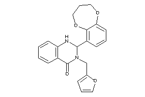 2-(3,4-dihydro-2H-1,5-benzodioxepin-6-yl)-3-(2-furfuryl)-1,2-dihydroquinazolin-4-one