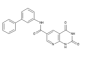 2,4-diketo-N-(3-phenylphenyl)-1H-pyrido[2,3-d]pyrimidine-6-carboxamide