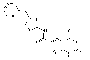 N-(5-benzylthiazol-2-yl)-2,4-diketo-1H-pyrido[2,3-d]pyrimidine-6-carboxamide