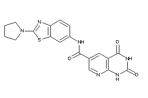 2,4-diketo-N-(2-pyrrolidino-1,3-benzothiazol-6-yl)-1H-pyrido[2,3-d]pyrimidine-6-carboxamide