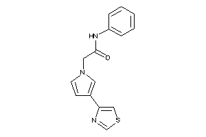 N-phenyl-2-(3-thiazol-4-ylpyrrol-1-yl)acetamide