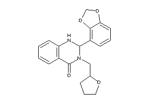 2-(1,3-benzodioxol-4-yl)-3-(tetrahydrofurfuryl)-1,2-dihydroquinazolin-4-one