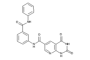 2,4-diketo-N-[3-(phenylcarbamoyl)phenyl]-1H-pyrido[2,3-d]pyrimidine-6-carboxamide