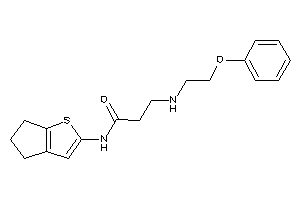 N-(5,6-dihydro-4H-cyclopenta[b]thiophen-2-yl)-3-(2-phenoxyethylamino)propionamide