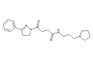 4-keto-4-(3-phenyl-2-pyrazolin-1-yl)-N-(3-pyrrolidinopropyl)butyramide