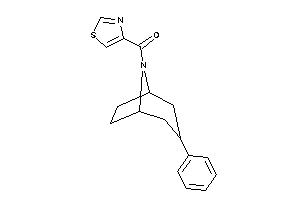 (3-phenyl-8-azabicyclo[3.2.1]octan-8-yl)-thiazol-4-yl-methanone