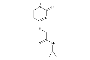 N-cyclopropyl-2-[(2-keto-1H-pyrimidin-4-yl)thio]acetamide