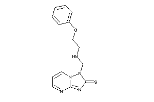 Image of 1-[(2-phenoxyethylamino)methyl]-[1,2,4]triazolo[1,5-a]pyrimidine-2-thione