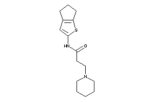 N-(5,6-dihydro-4H-cyclopenta[b]thiophen-2-yl)-3-piperidino-propionamide