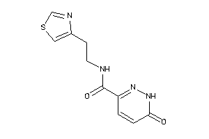 6-keto-N-(2-thiazol-4-ylethyl)-1H-pyridazine-3-carboxamide