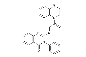 2-[[2-(2,3-dihydro-1,4-benzothiazin-4-yl)-2-keto-ethyl]thio]-3-phenyl-quinazolin-4-one