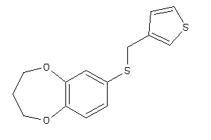 7-(3-thenylthio)-3,4-dihydro-2H-1,5-benzodioxepine