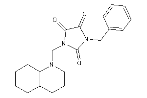 1-(3,4,4a,5,6,7,8,8a-octahydro-2H-quinolin-1-ylmethyl)-3-benzyl-imidazolidine-2,4,5-trione