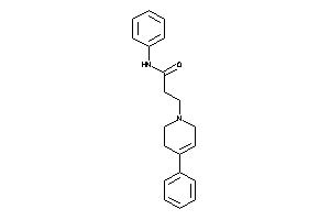 N-phenyl-3-(4-phenyl-3,6-dihydro-2H-pyridin-1-yl)propionamide