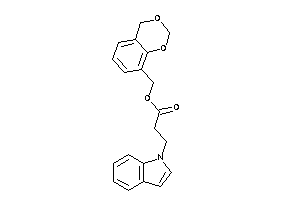 3-indol-1-ylpropionic Acid 4H-1,3-benzodioxin-8-ylmethyl Ester