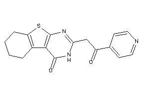 2-[2-keto-2-(4-pyridyl)ethyl]-5,6,7,8-tetrahydro-3H-benzothiopheno[2,3-d]pyrimidin-4-one