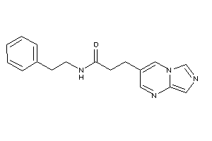 3-imidazo[1,5-a]pyrimidin-3-yl-N-phenethyl-propionamide