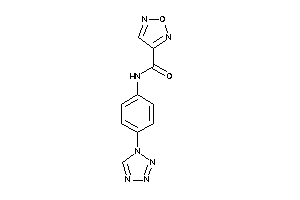 N-[4-(tetrazol-1-yl)phenyl]furazan-3-carboxamide