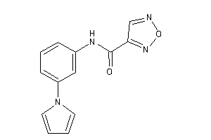 N-(3-pyrrol-1-ylphenyl)furazan-3-carboxamide