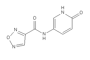 N-(6-keto-1H-pyridin-3-yl)furazan-3-carboxamide