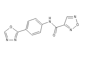 N-[4-(1,3,4-oxadiazol-2-yl)phenyl]furazan-3-carboxamide