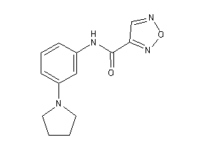 N-(3-pyrrolidinophenyl)furazan-3-carboxamide