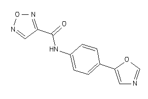 N-(4-oxazol-5-ylphenyl)furazan-3-carboxamide