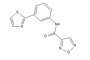 N-(3-thiazol-2-ylphenyl)furazan-3-carboxamide