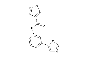 N-(3-oxazol-5-ylphenyl)furazan-3-carboxamide