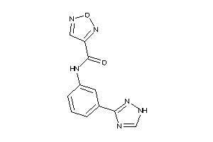 N-[3-(1H-1,2,4-triazol-3-yl)phenyl]furazan-3-carboxamide