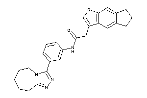 2-(6,7-dihydro-5H-cyclopenta[f]benzofuran-3-yl)-N-[3-(6,7,8,9-tetrahydro-5H-[1,2,4]triazolo[4,3-a]azepin-3-yl)phenyl]acetamide