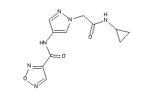 N-[1-[2-(cyclopropylamino)-2-keto-ethyl]pyrazol-4-yl]furazan-3-carboxamide