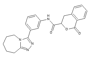 1-keto-N-[3-(6,7,8,9-tetrahydro-5H-[1,2,4]triazolo[4,3-a]azepin-3-yl)phenyl]isochroman-3-carboxamide