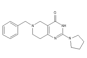 6-benzyl-2-pyrrolidino-3,5,7,8-tetrahydropyrido[4,3-d]pyrimidin-4-one