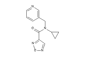 N-cyclopropyl-N-(3-pyridylmethyl)furazan-3-carboxamide