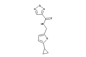 N-[(5-cyclopropyl-2-furyl)methyl]furazan-3-carboxamide