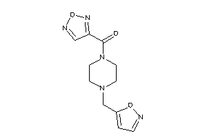 Furazan-3-yl-[4-(isoxazol-5-ylmethyl)piperazino]methanone