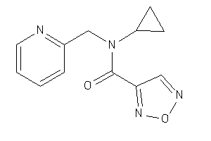 N-cyclopropyl-N-(2-pyridylmethyl)furazan-3-carboxamide