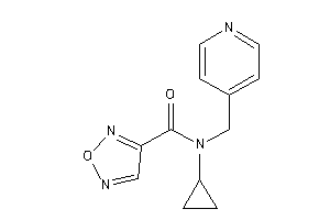 N-cyclopropyl-N-(4-pyridylmethyl)furazan-3-carboxamide