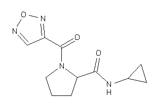 N-cyclopropyl-1-(furazan-3-carbonyl)pyrrolidine-2-carboxamide