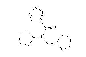 N-(tetrahydrofurfuryl)-N-tetrahydrothiophen-3-yl-furazan-3-carboxamide