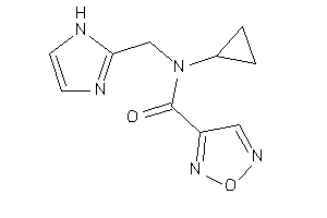 N-cyclopropyl-N-(1H-imidazol-2-ylmethyl)furazan-3-carboxamide