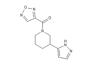 Furazan-3-yl-[3-(1H-pyrazol-5-yl)piperidino]methanone