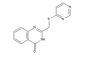 2-[(4-pyrimidylthio)methyl]-3H-quinazolin-4-one