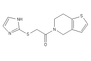 1-(6,7-dihydro-4H-thieno[3,2-c]pyridin-5-yl)-2-(1H-imidazol-2-ylthio)ethanone