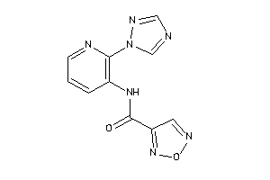 N-[2-(1,2,4-triazol-1-yl)-3-pyridyl]furazan-3-carboxamide