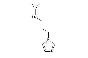 Cyclopropyl(3-imidazol-1-ylpropyl)amine