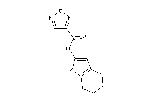 Image of N-(4,5,6,7-tetrahydrobenzothiophen-2-yl)furazan-3-carboxamide